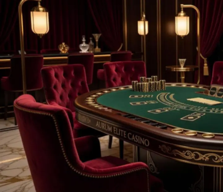 Signature custom casino table setups with refined lighting